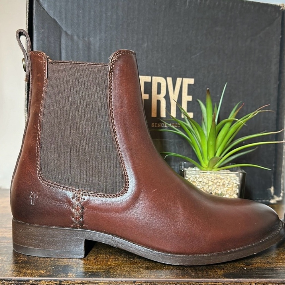 Frye Women's Dark Brown Ankle Booties